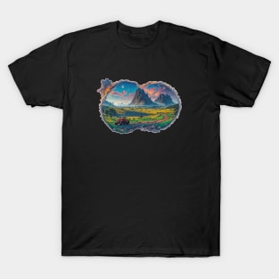 Tractor Truck Trucking Road Farmer Agriculture T-Shirt